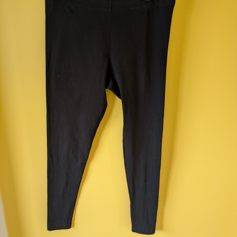 George Classic Black Cotton Leggings